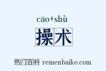 操术是什么意思的图片